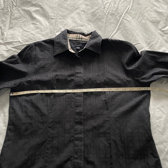 Burberry Black Shirt with Classic Collar - Picture 4 of 6
